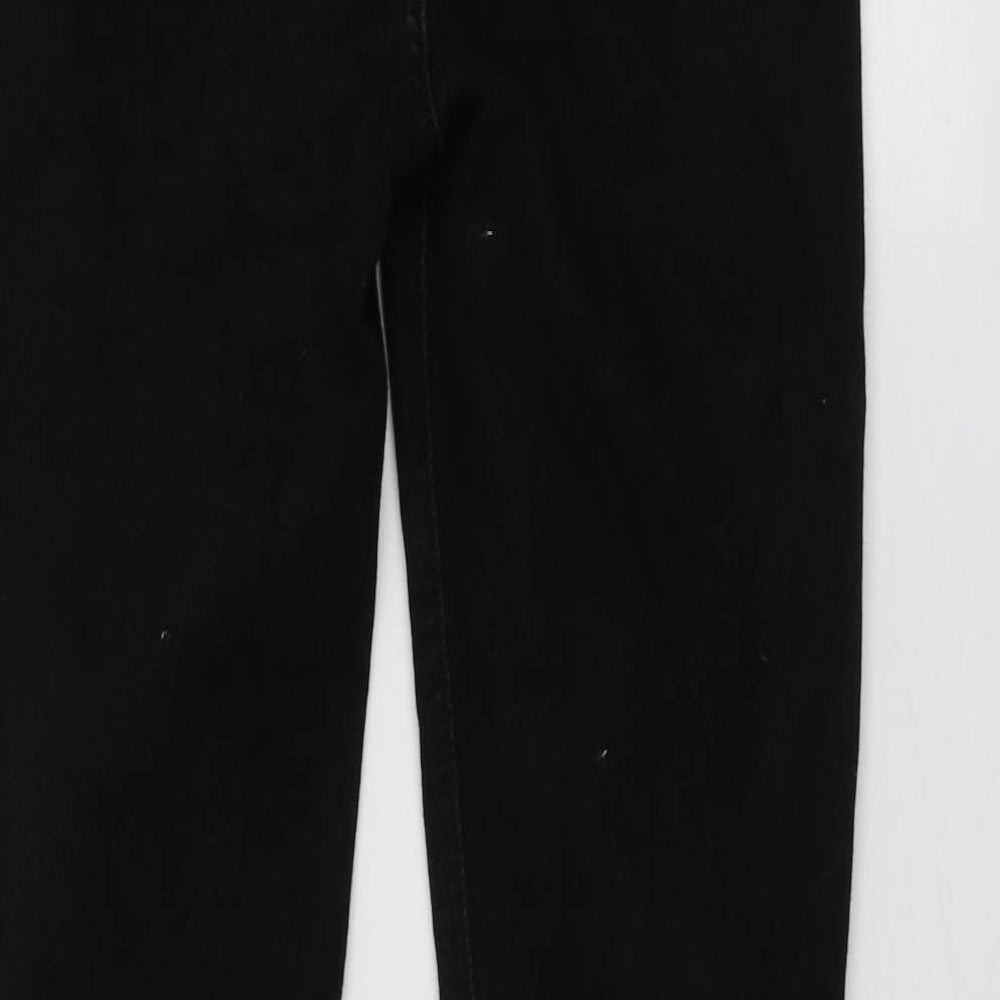 New Lpook Womens Black  Cotton Skinny Jeans Size 10 L27 in Regular