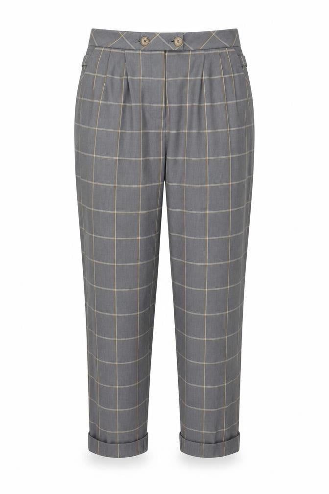 Womens UK Size 10 Topshop Regular Fit Chino Grey Trousers