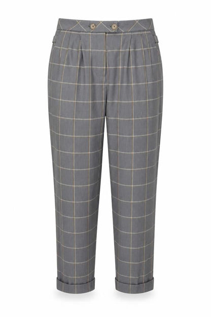 Womens UK Size 10 Topshop Regular Fit Chino Grey Trousers