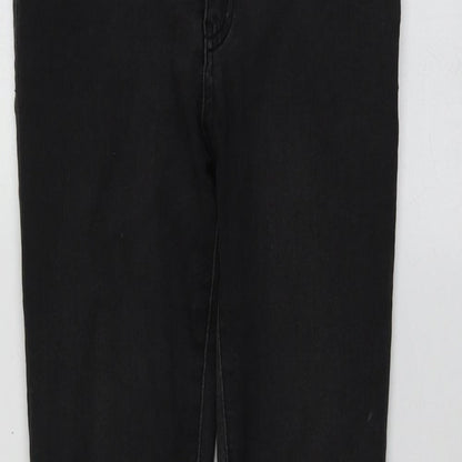 New Look Womens Black  Cotton Skinny Jeans Size 8 L24 in Regular