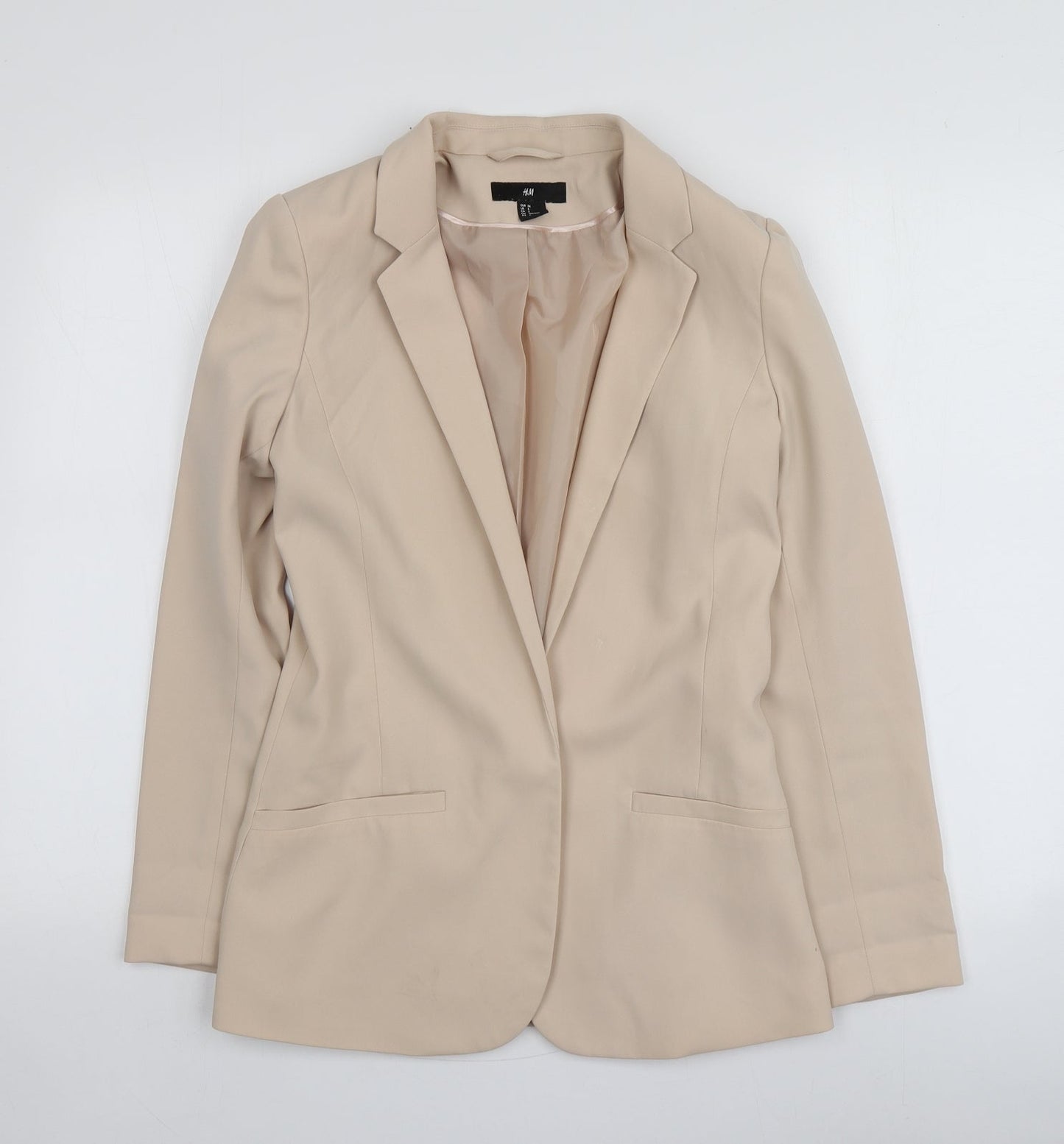 Womens UK Size 36 H&M Beige Jacket