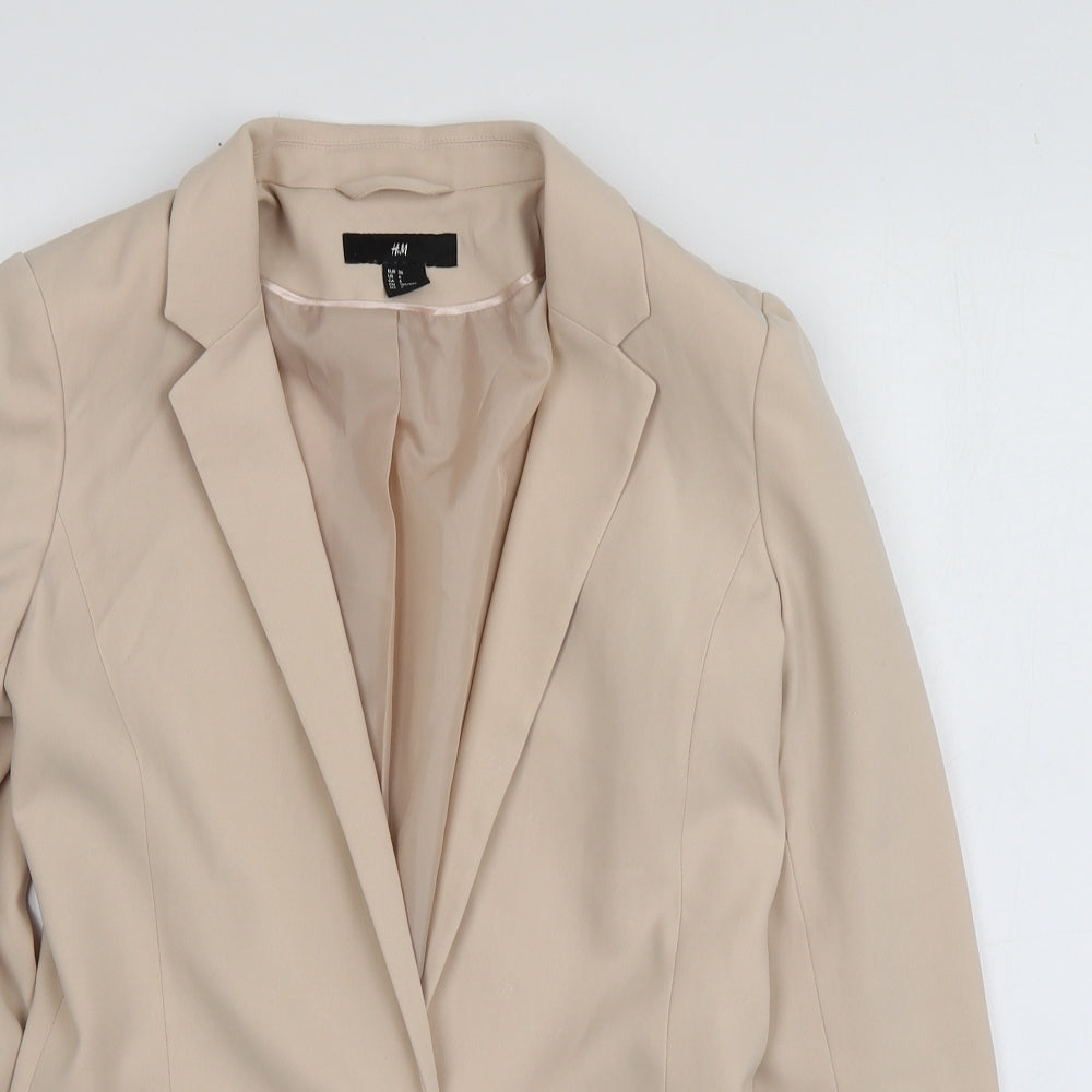 Womens UK Size 36 H&M Beige Jacket