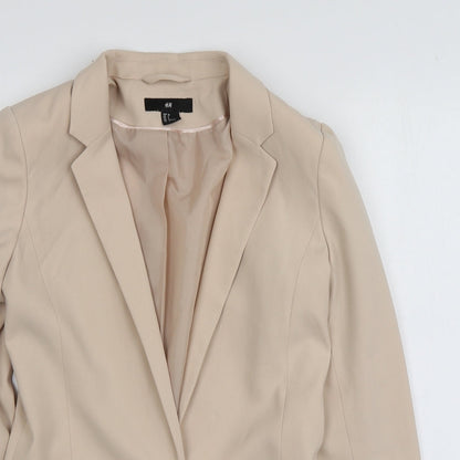 Womens UK Size 36 H&M Beige Jacket