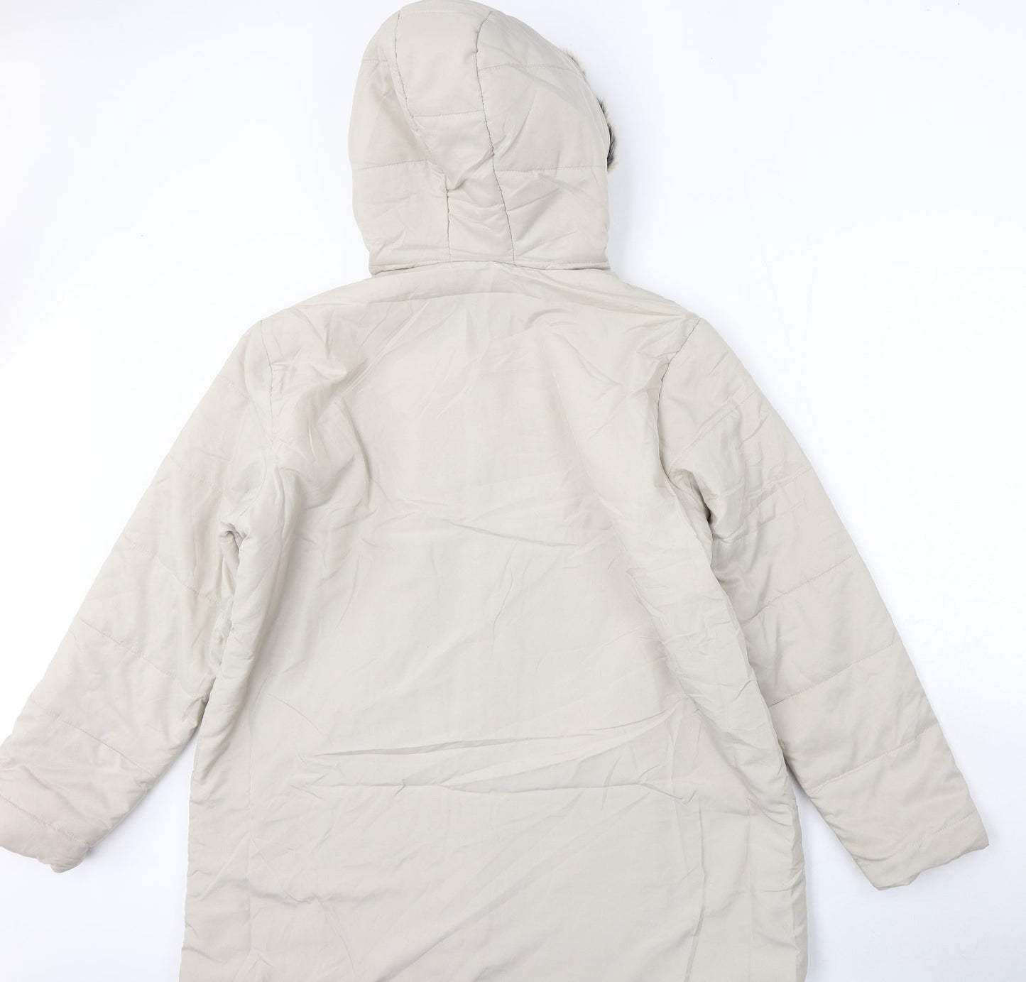 Womens UK Size L Preworn Beige Jacket
