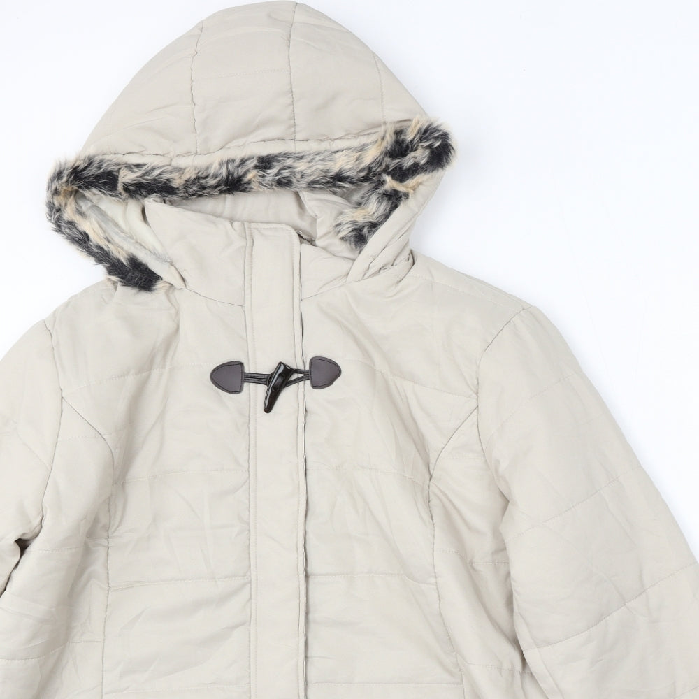 Womens UK Size L Preworn Beige Jacket