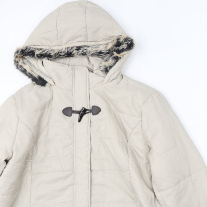 Womens UK Size L Preworn Beige Jacket