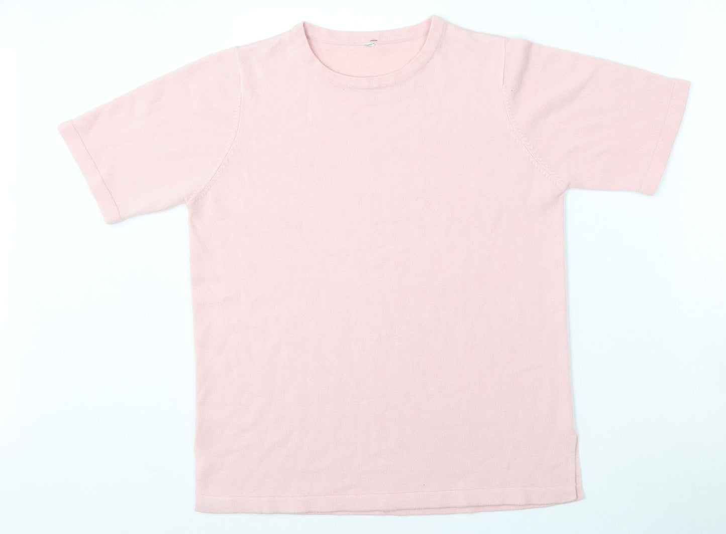 Womens UK Size L Preworn Pink Pullover Jumper