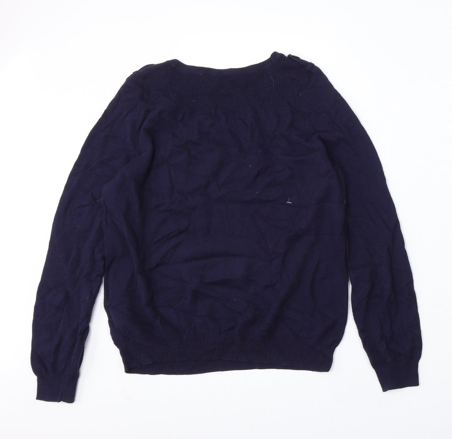 Womens UK Size 14 Marks and Spencer Blue Pullover Jumper