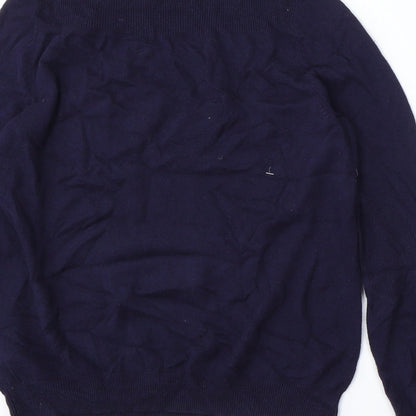 Womens UK Size 14 Marks and Spencer Blue Pullover Jumper