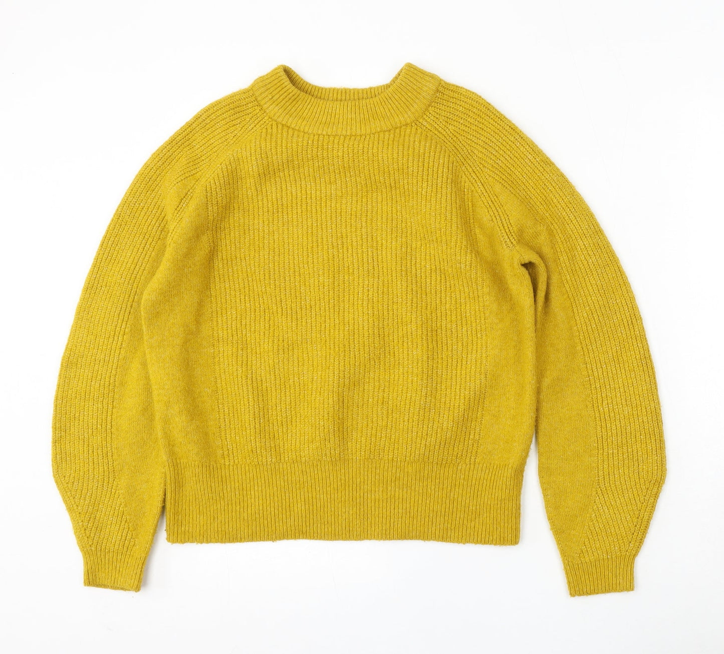 Womens UK Size S Marks and Spencer Yellow Pullover Jumper