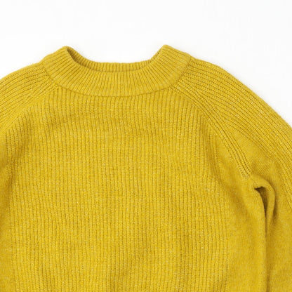 Womens UK Size S Marks and Spencer Yellow Pullover Jumper