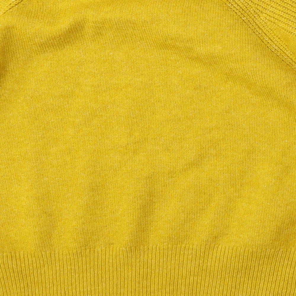 Womens UK Size S Marks and Spencer Yellow Pullover Jumper