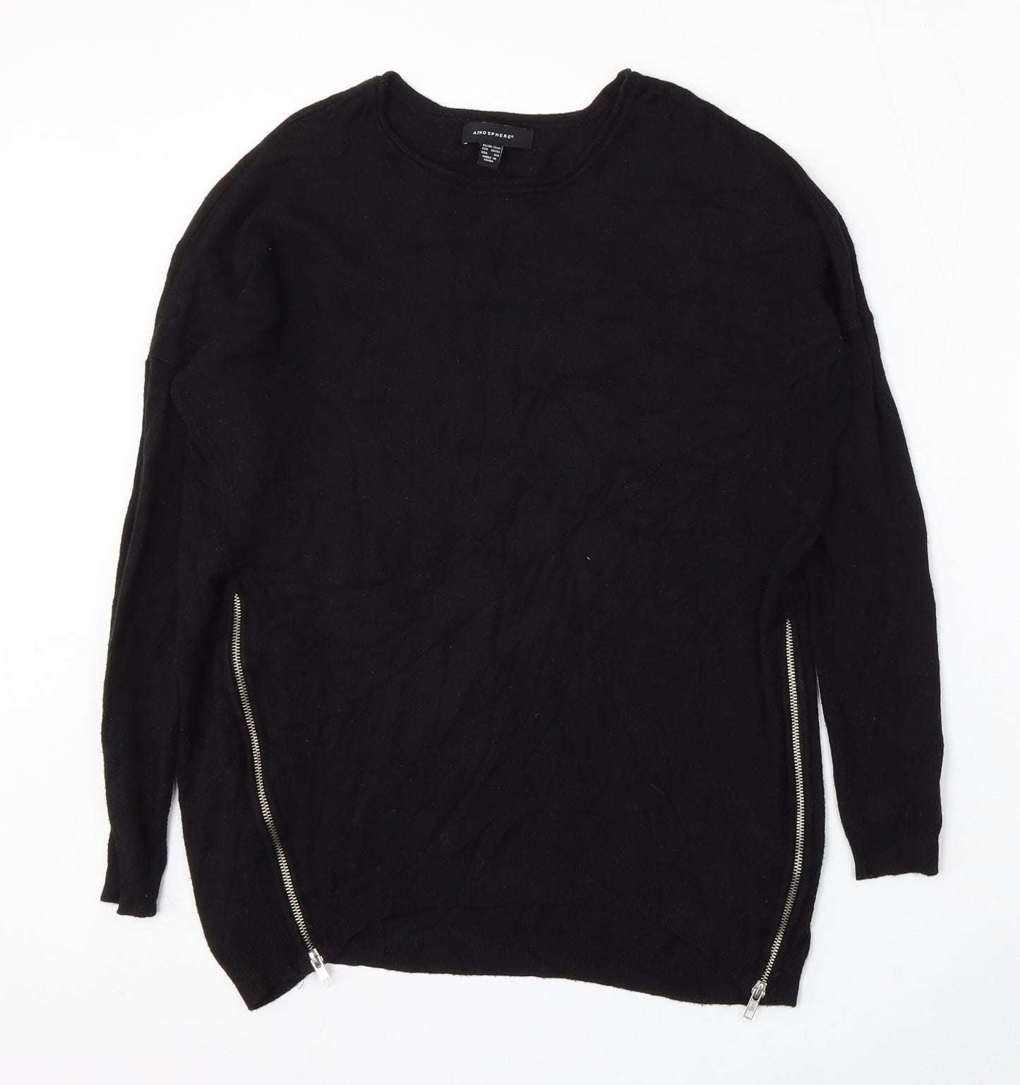 Womens UK Size M Atmosphere Black Pullover Jumper