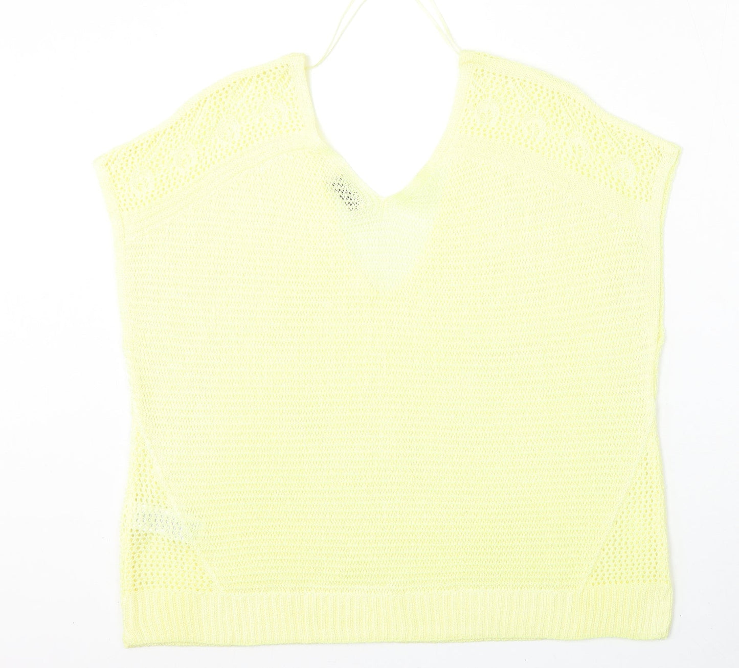 Womens UK Size 20 Marks and Spencer Yellow Pullover Jumper