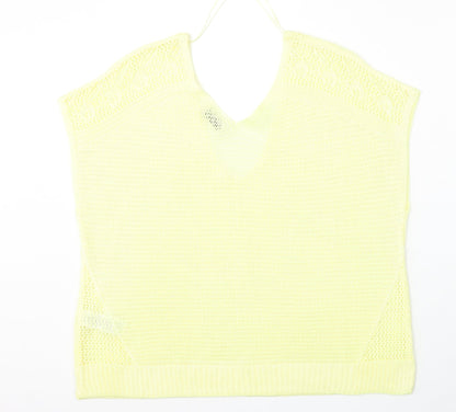 Womens UK Size 20 Marks and Spencer Yellow Pullover Jumper