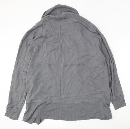 Gap Womens Grey V-Neck  Cotton Cardigan Jumper Size M