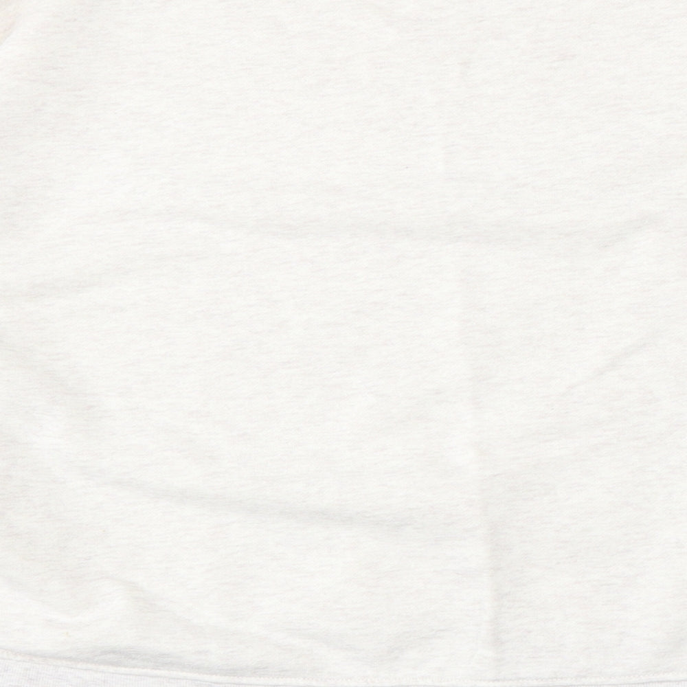 Preworn Womens Beige  Polyester Pullover Sweatshirt Size L   - Always give good energy