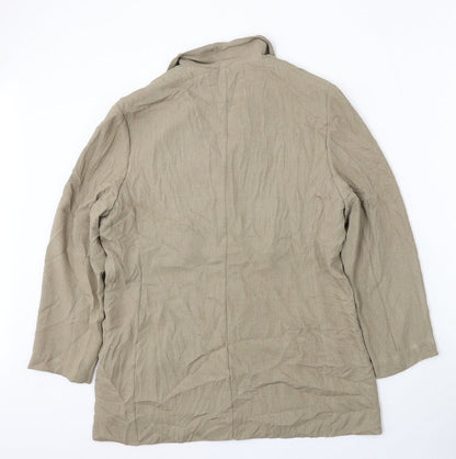 Berkertex Womens Beige  Polyester Jacket Suit Size 16