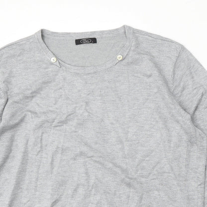 Womens UK Size L BM Grey Pullover Jumper
