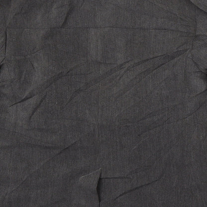 Topshop Womens Grey  Polyester Jacket Blazer Size 10