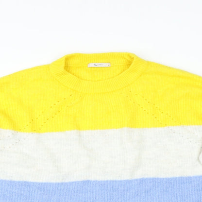 Womens UK Size 18 TESCO Multicoloured Pullover Jumper