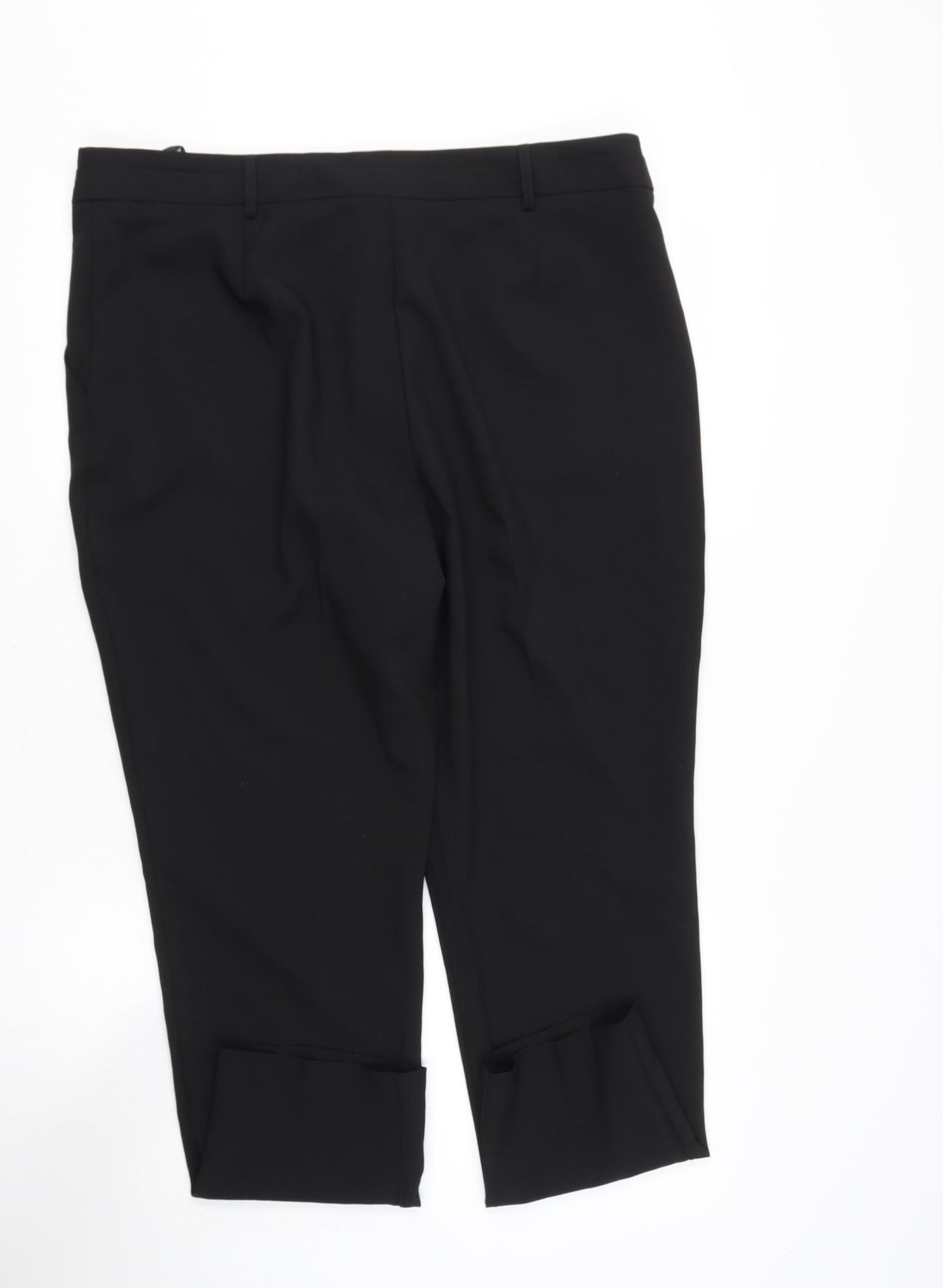 Primark Womens Beige  Polyester Dress Pants Trousers Size 18 L28 in Regular