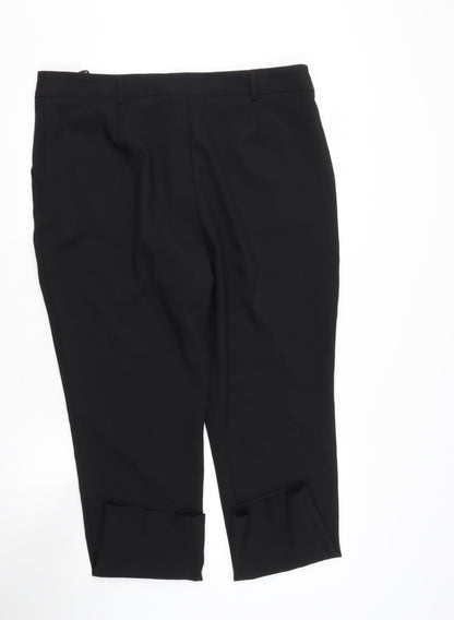 Primark Womens Beige  Polyester Dress Pants Trousers Size 18 L28 in Regular