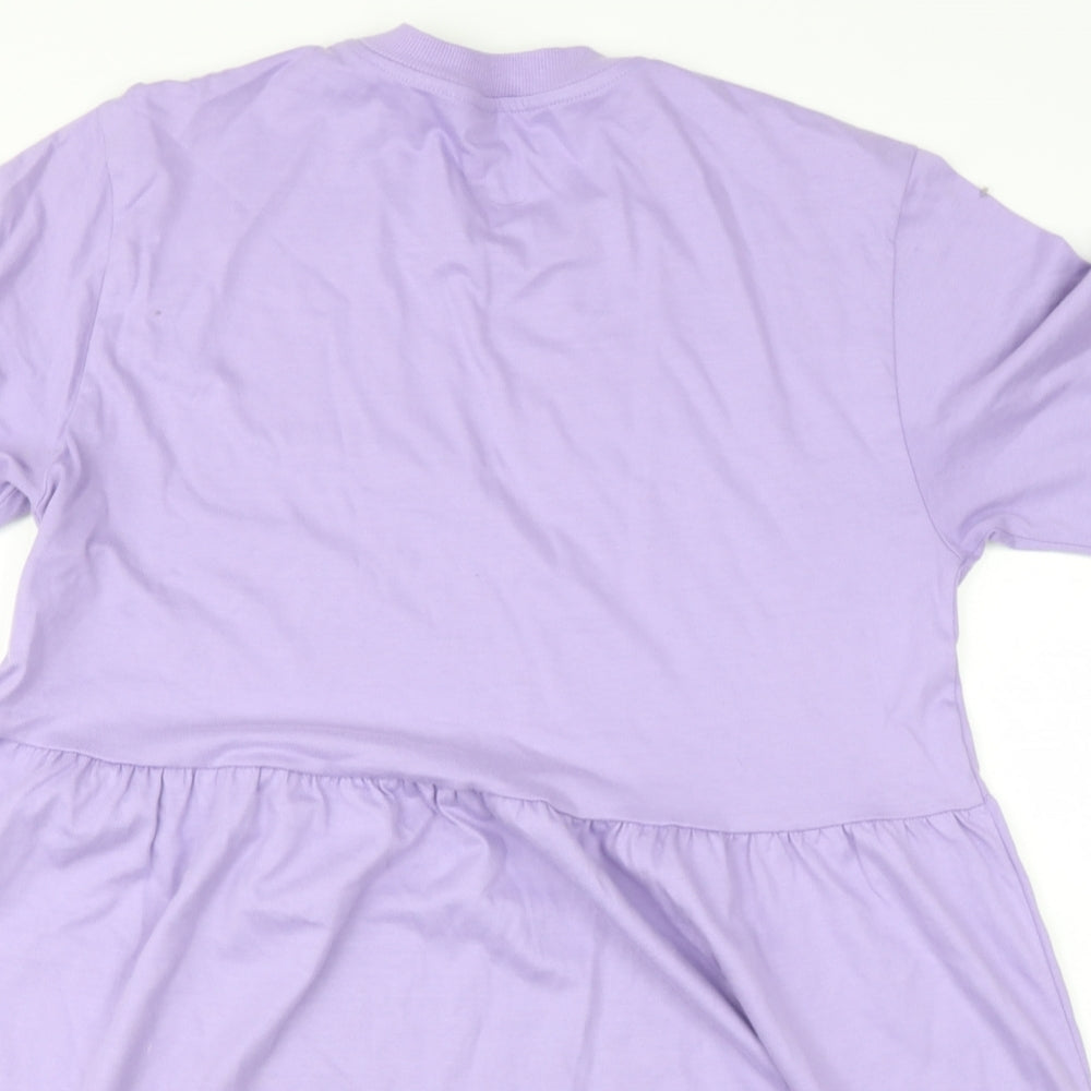 Womens UK Size S Divided Pink Basic Blouse