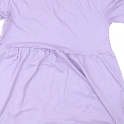 Womens UK Size S Divided Pink Basic Blouse