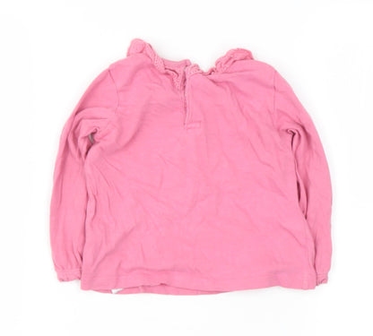 FRED FLO Baby Pink  Cotton Basic T-Shirt Size 9-12 Months Round Neck