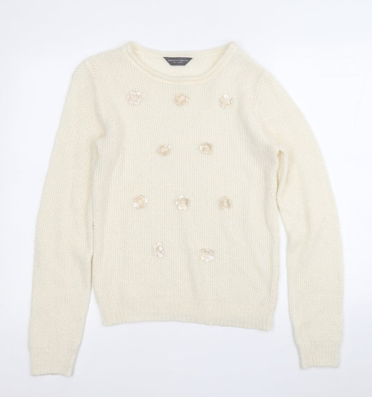 Womens UK Size 10 Dorothy Perkins Yellow Pullover Jumper