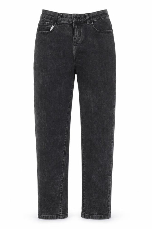 Womens UK Size 6 TU Regular Fit Straight Black Jeans