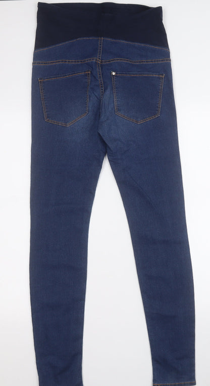 &denim Womens Blue  Cotton Skinny Jeans Size 10 L29 in Regular