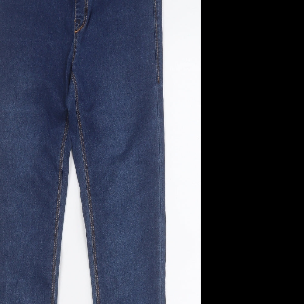 &denim Womens Blue  Cotton Skinny Jeans Size 10 L29 in Regular