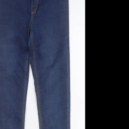 &denim Womens Blue  Cotton Skinny Jeans Size 10 L29 in Regular