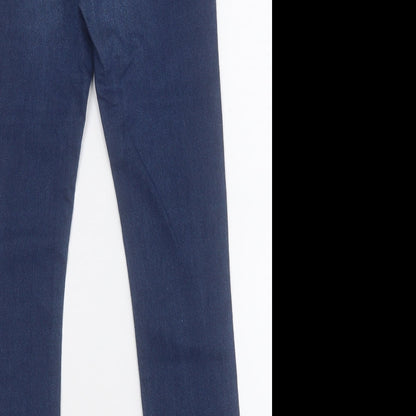 &denim Womens Blue  Cotton Skinny Jeans Size 10 L29 in Regular