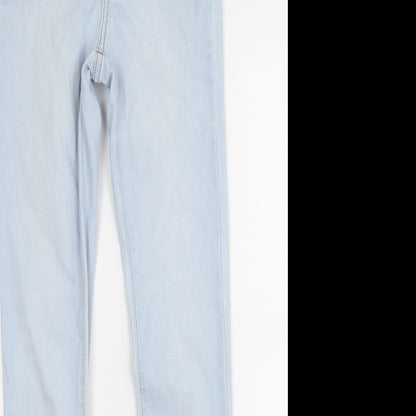 Denim Co. Womens Blue  Cotton Skinny Jeans Size 6 L28 in Regular