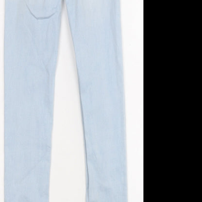 Denim Co. Womens Blue  Cotton Skinny Jeans Size 6 L28 in Regular