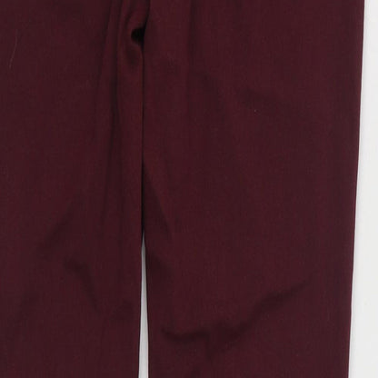 Dorothy Perkins Womens Purple  Cotton Skinny Jeans Size 10 L29 in Regular Zip