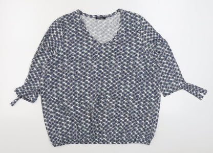 Womens UK Size 18 Olsen Blue Basic Blouse