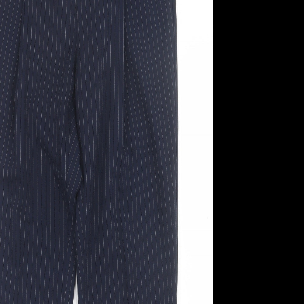Womens UK Size 8 H&M Regular Fit  Blue Trousers