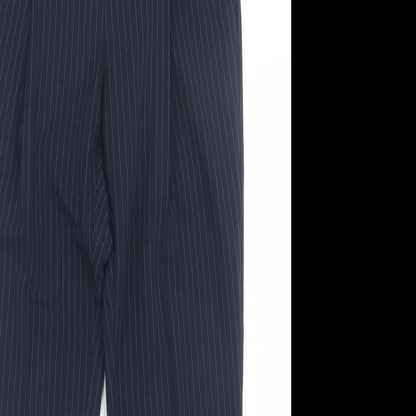 Womens UK Size 8 H&M Regular Fit  Blue Trousers