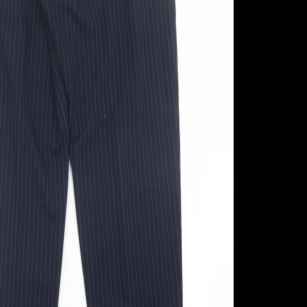 Womens UK Size 8 H&M Regular Fit  Blue Trousers
