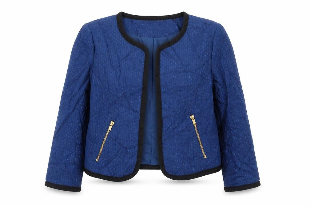 Womens UK Size 8 H&M Blue Jacket