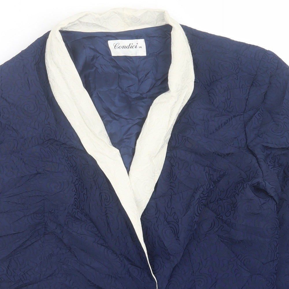 Womens UK Size 14 Condici Blue Jacket