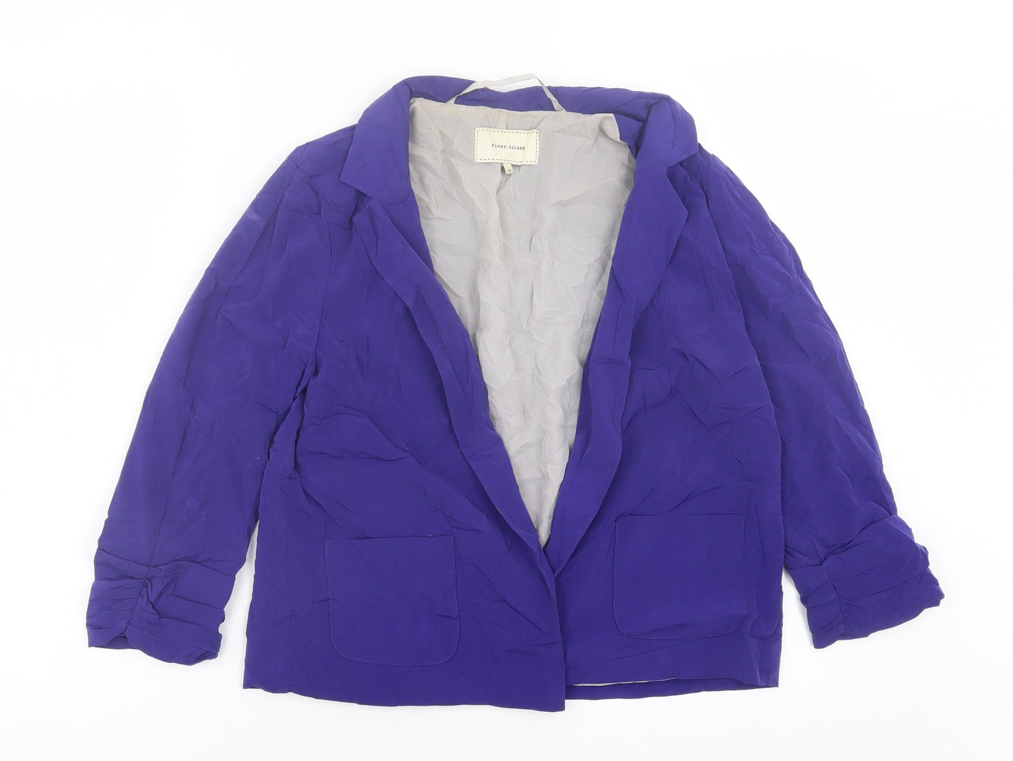 Womens UK Size 10 River Island Purple Jacket
