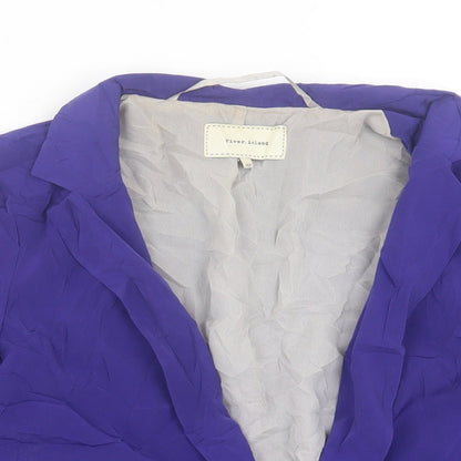Womens UK Size 10 River Island Purple Jacket