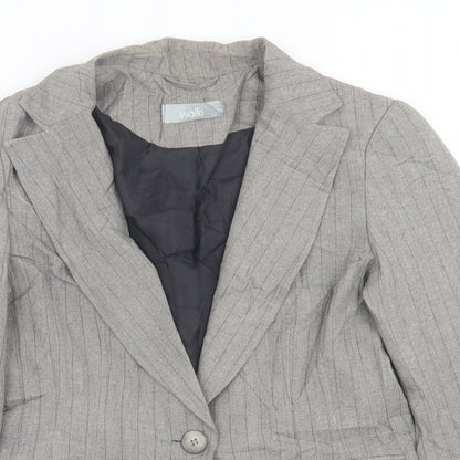 Womens UK Size 12 Wallis Grey Jacket