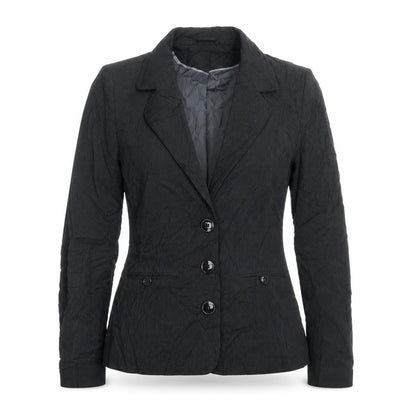 Next Womens Black Striped  Jacket Blazer Size 8  Button