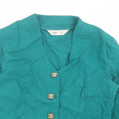 Womens UK Size 14 BHS Green Jacket